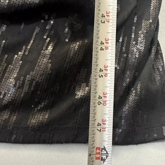 Igigi Designer Special Occasion Dress Size 14/16 Black Shimmer Mid-Length NWT - Picture 10 of 16